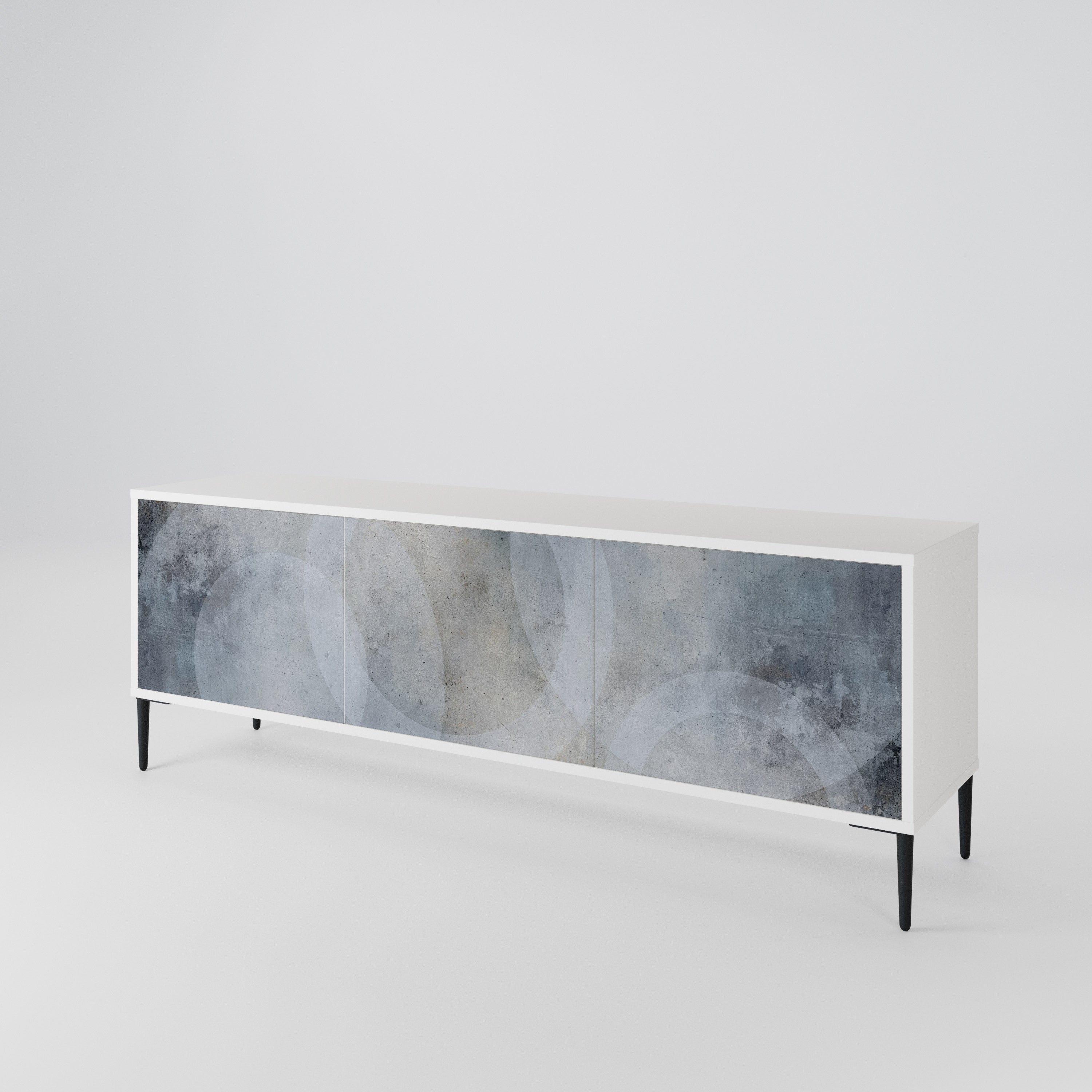 MUTED ARC 3-Door TV Cabinet