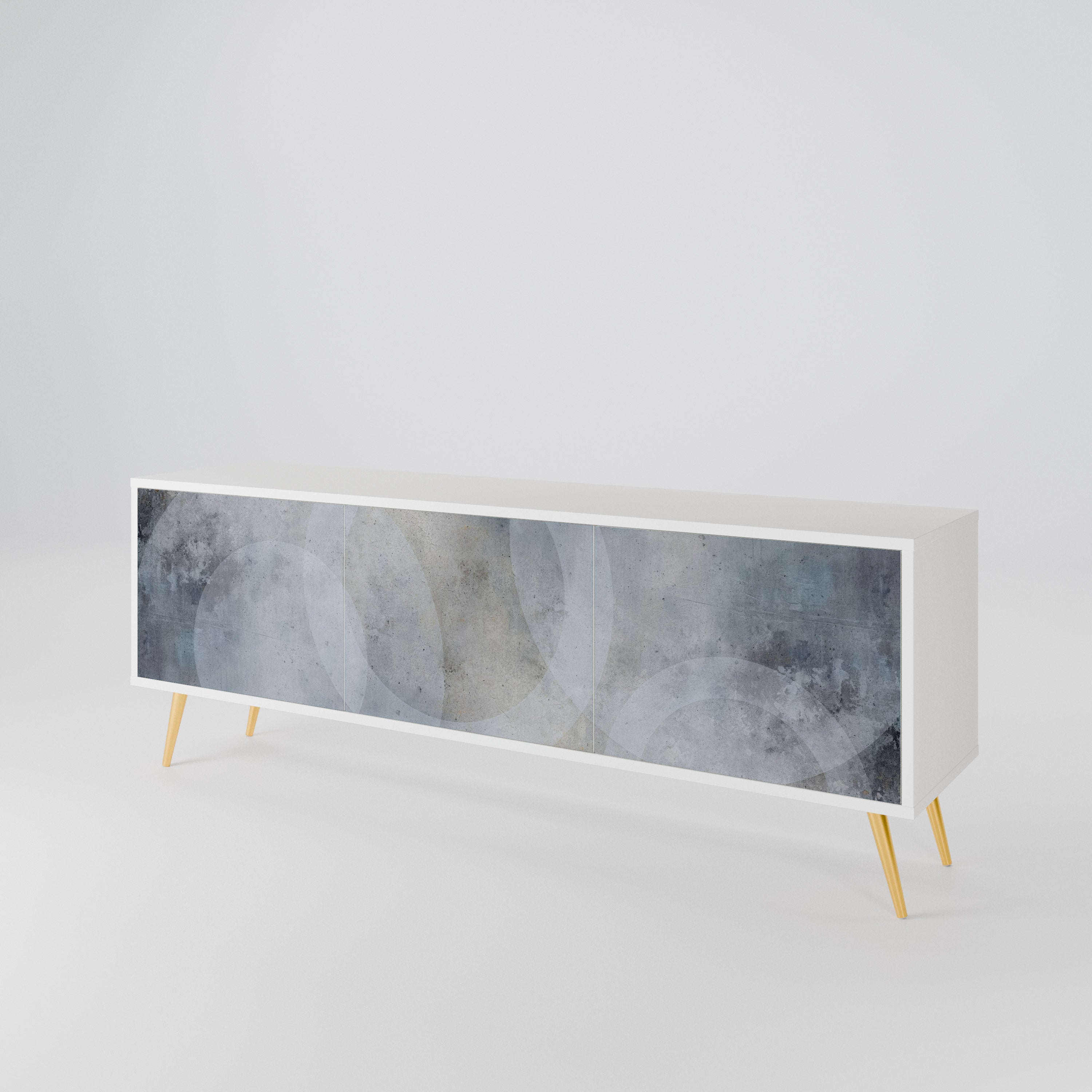 MUTED ARC 3-Door TV Cabinet