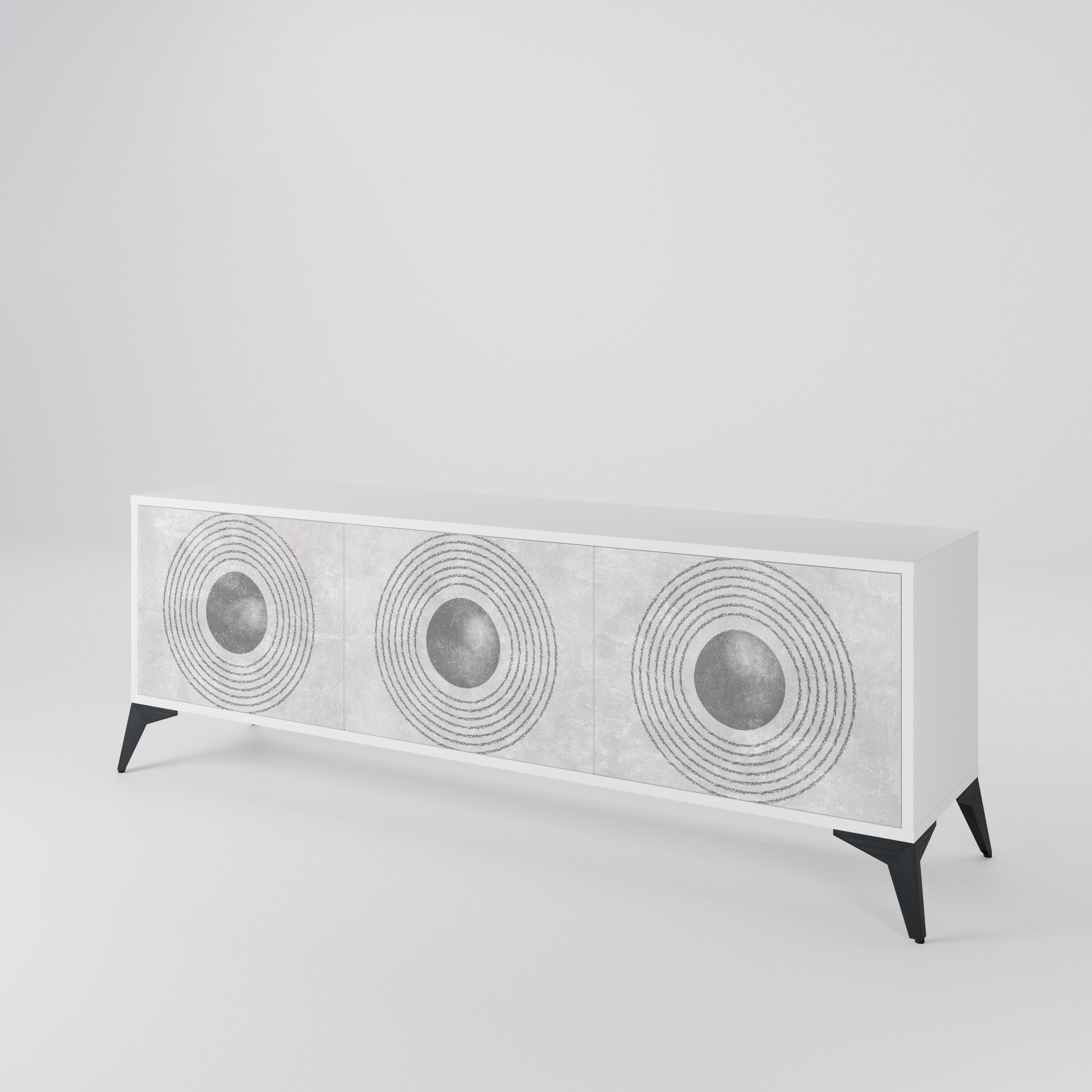 SOLID CIRCLES 3-Door TV Cabinet