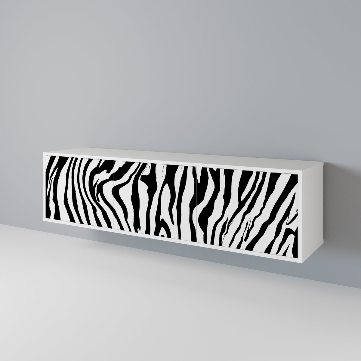 SPLENDID ZEBRA Móvel de TV de 3 Portas
