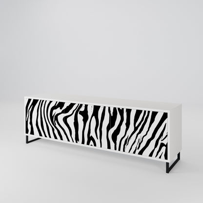 SPLENDID ZEBRA Móvel de TV de 3 Portas