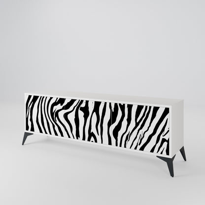 SPLENDID ZEBRA Móvel de TV de 3 Portas