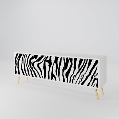 SPLENDID ZEBRA Móvel de TV de 3 Portas