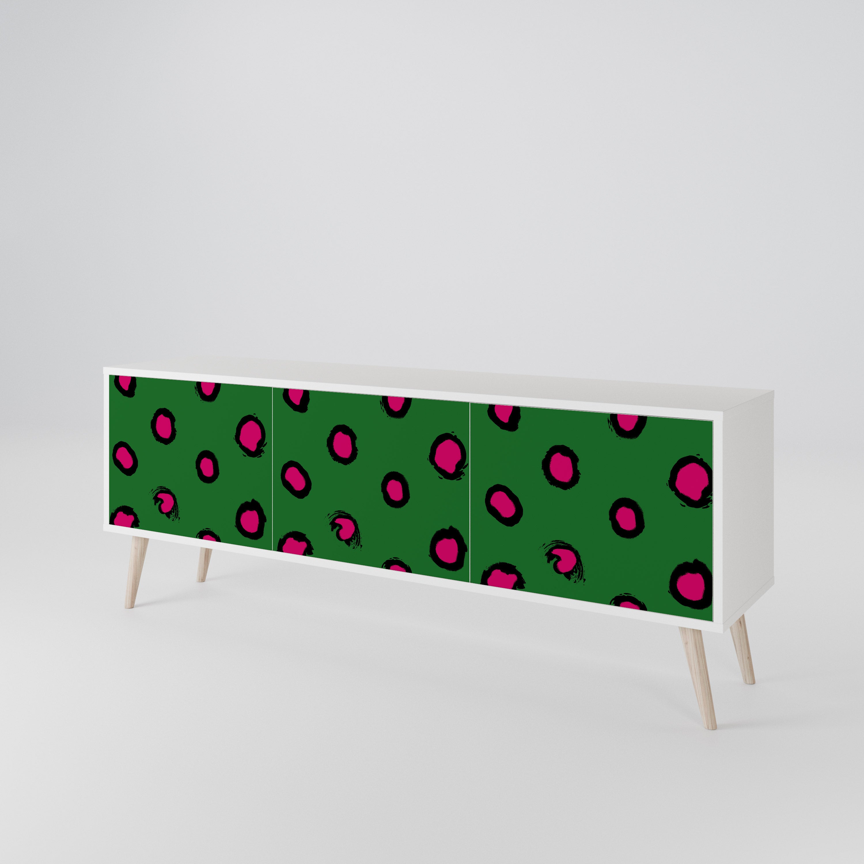 FUNKY SPOTS 3-Door TV Cabinet
