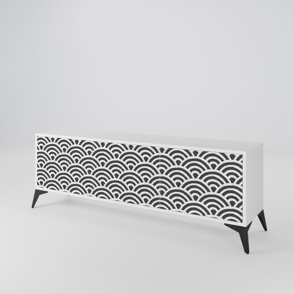 GLOOMY HOST 3-Door TV Cabinet