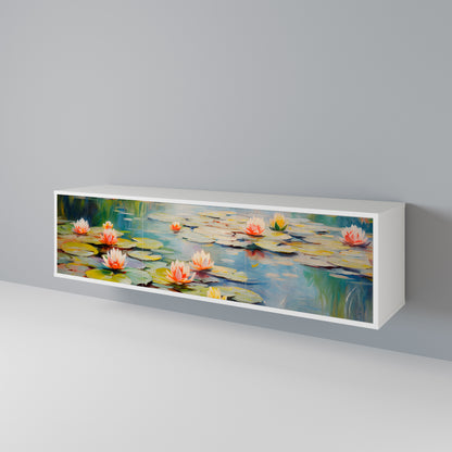 BLOOMING WATERS Móvel de TV de 3 Portas