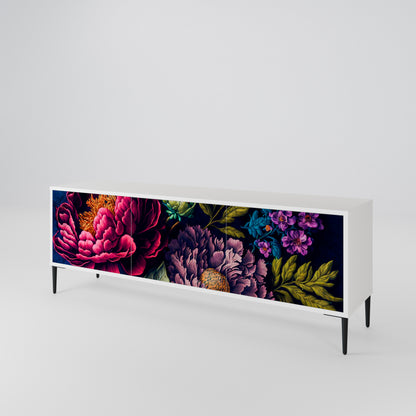 BLOOMING ELEGANCE Móvel de TV de 3 Portas