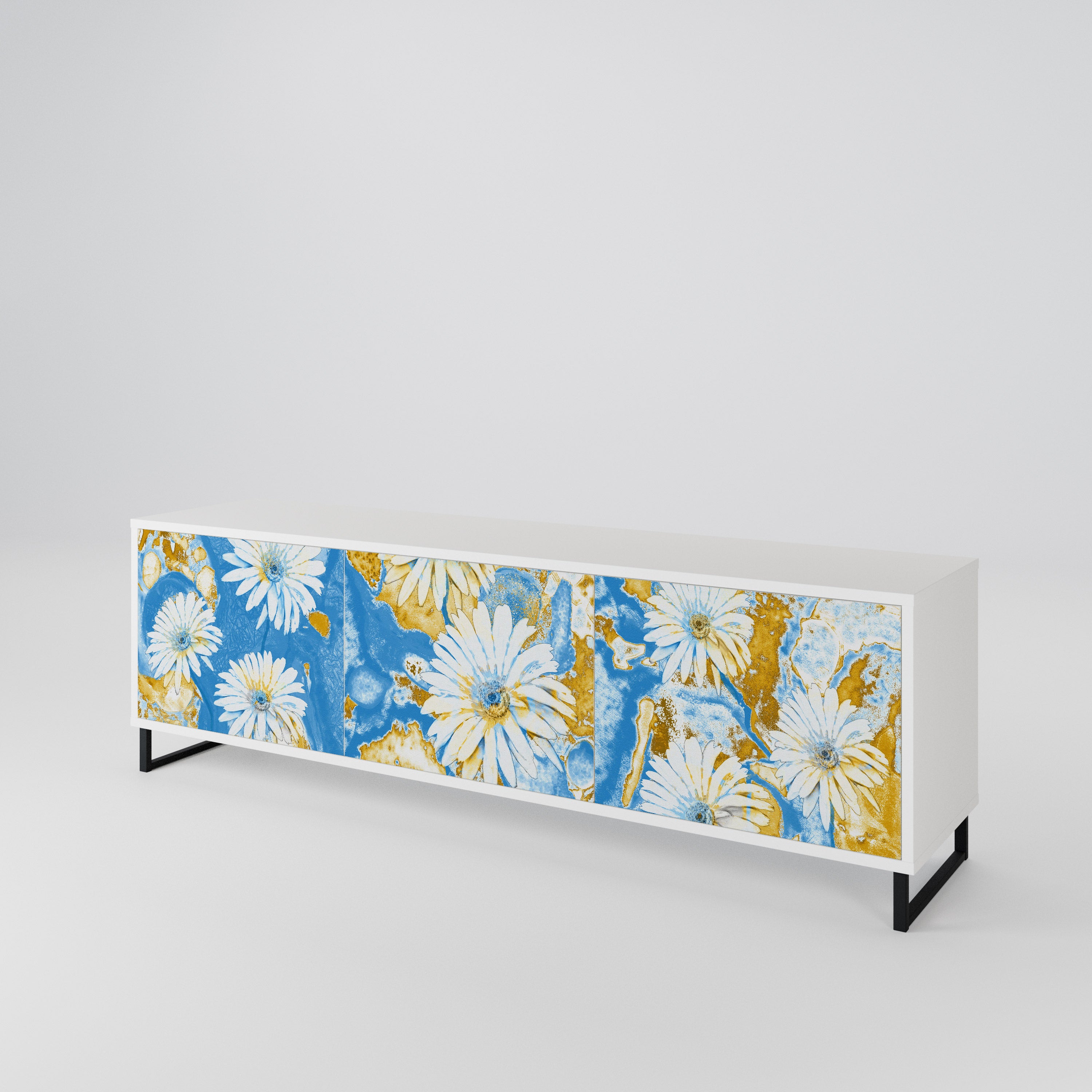 DAISY LUXE Móvel de TV de 3 Portas