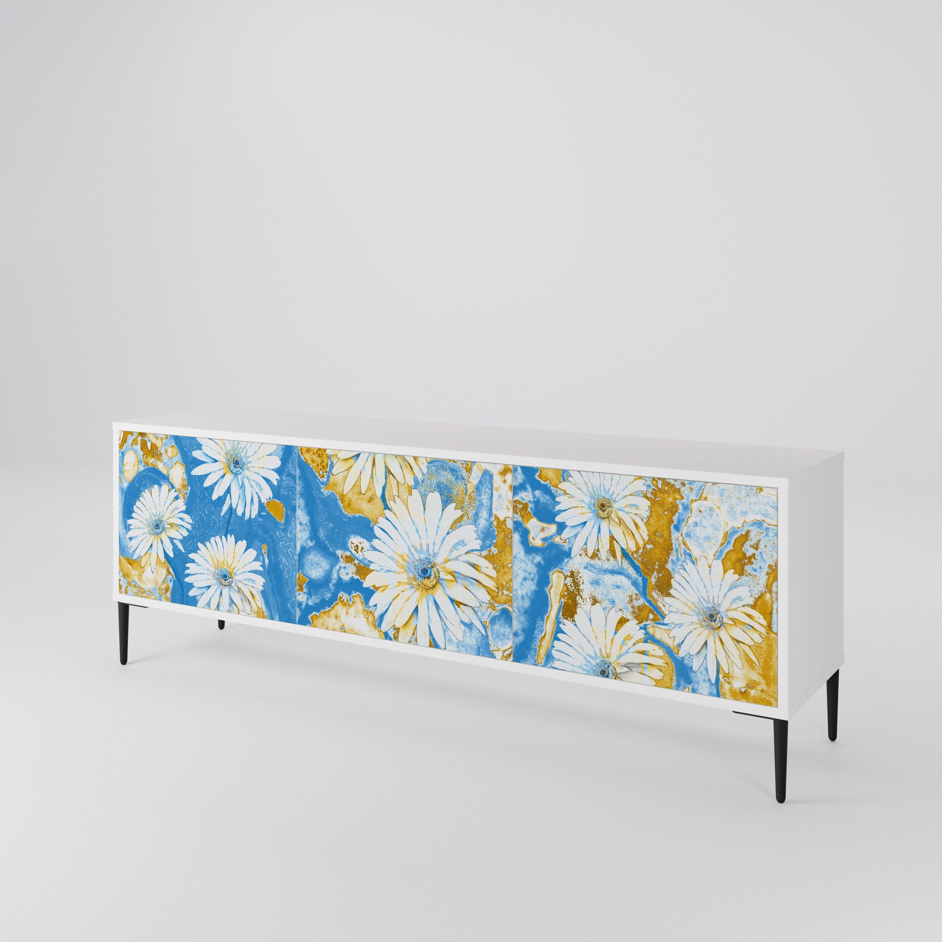 DAISY LUXE Móvel de TV de 3 Portas
