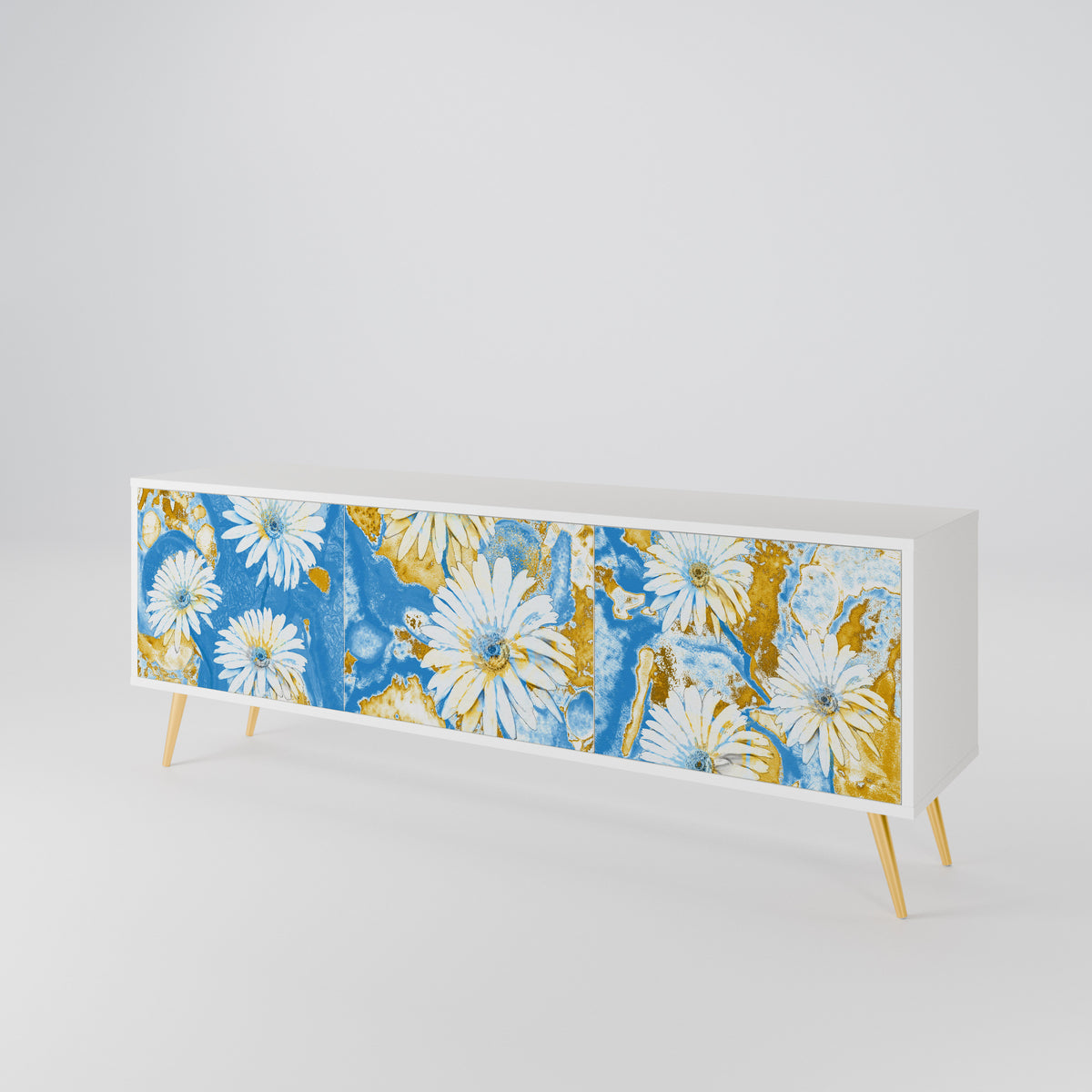 DAISY LUXE Móvel de TV de 3 Portas