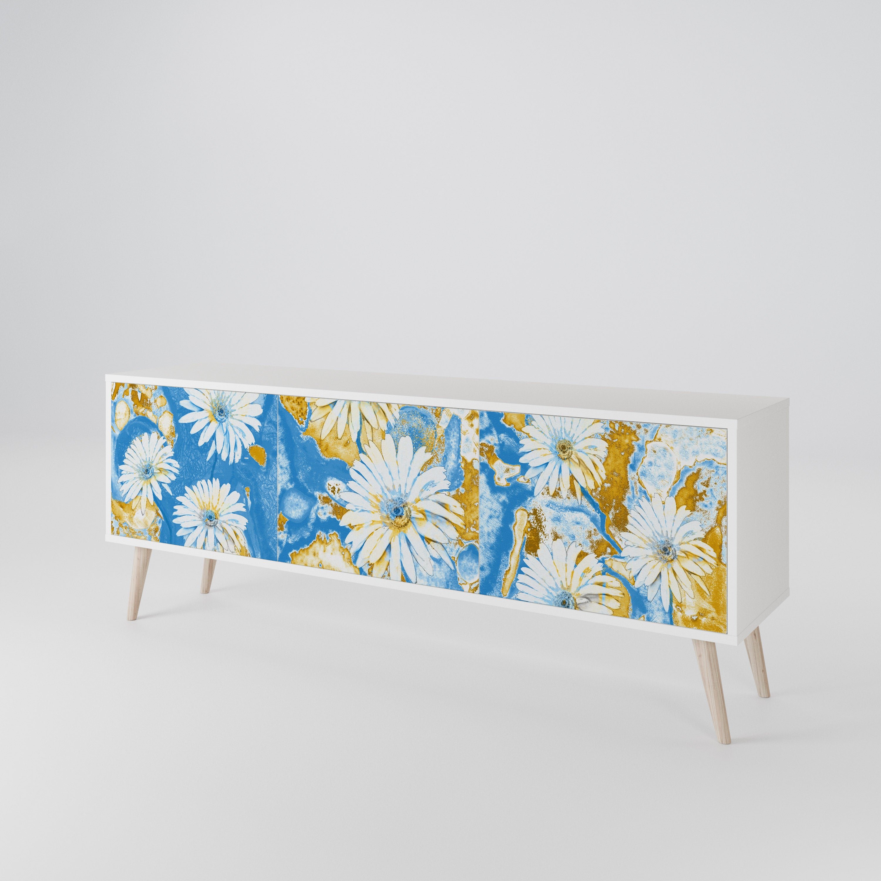 DAISY LUXE Móvel de TV de 3 Portas