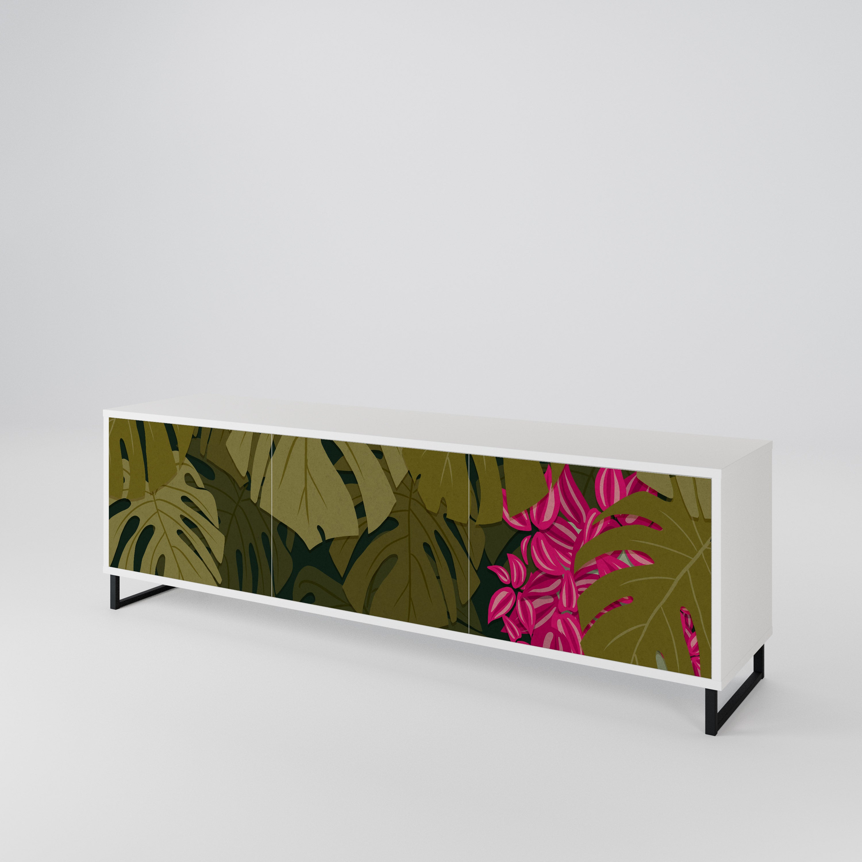 TROPICAL BEAUTY Móvel de TV de 3 Portas