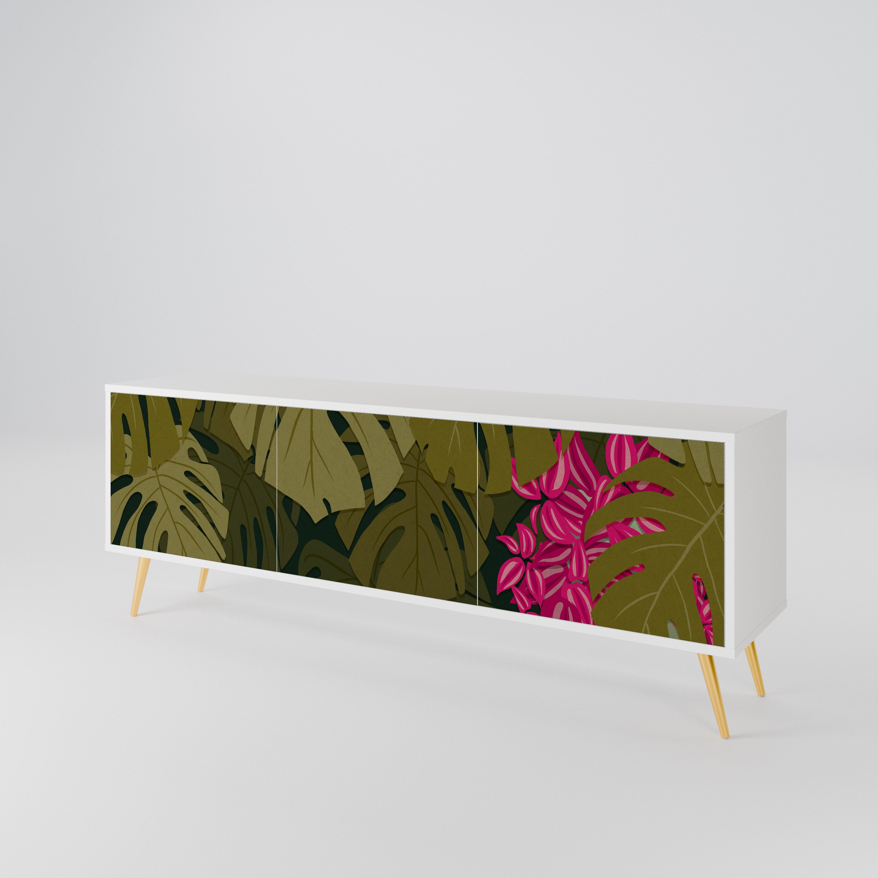 TROPICAL BEAUTY Móvel de TV de 3 Portas