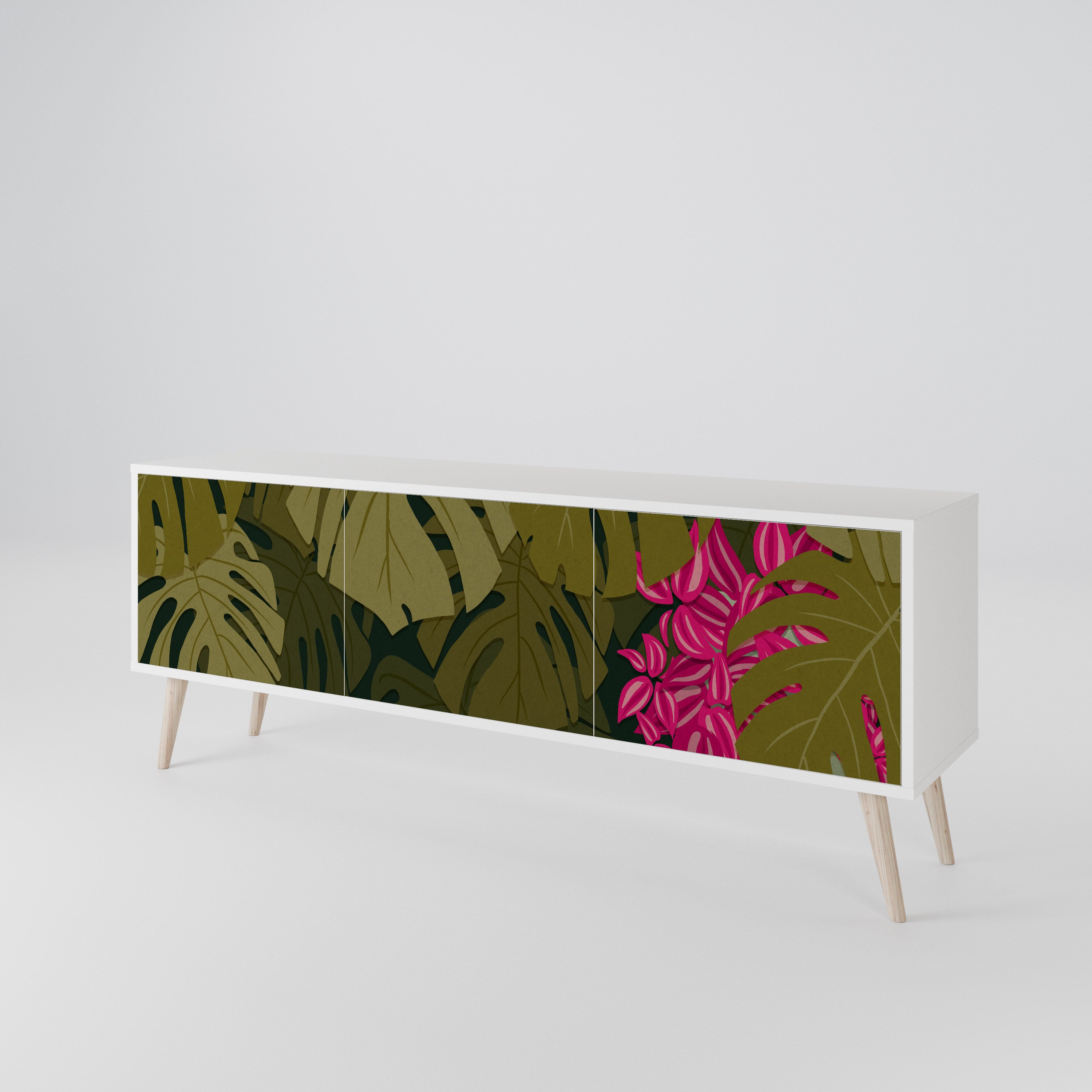 TROPICAL BEAUTY Móvel de TV de 3 Portas