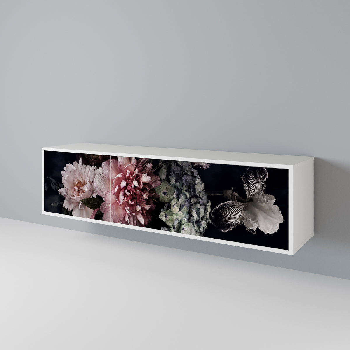 PURE BLOSSOM Móvel de TV de 3 Portas