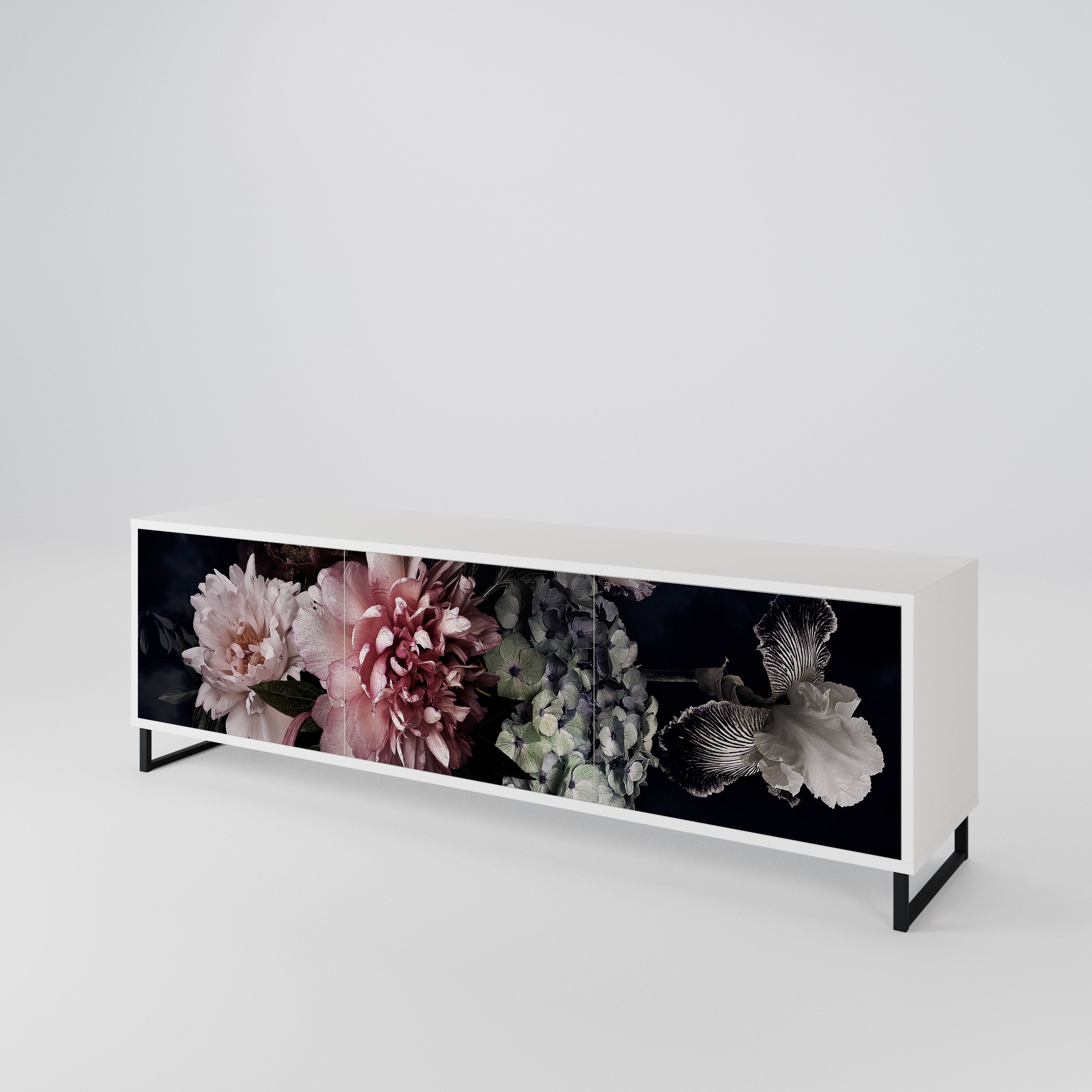 PURE BLOSSOM Móvel de TV de 3 Portas