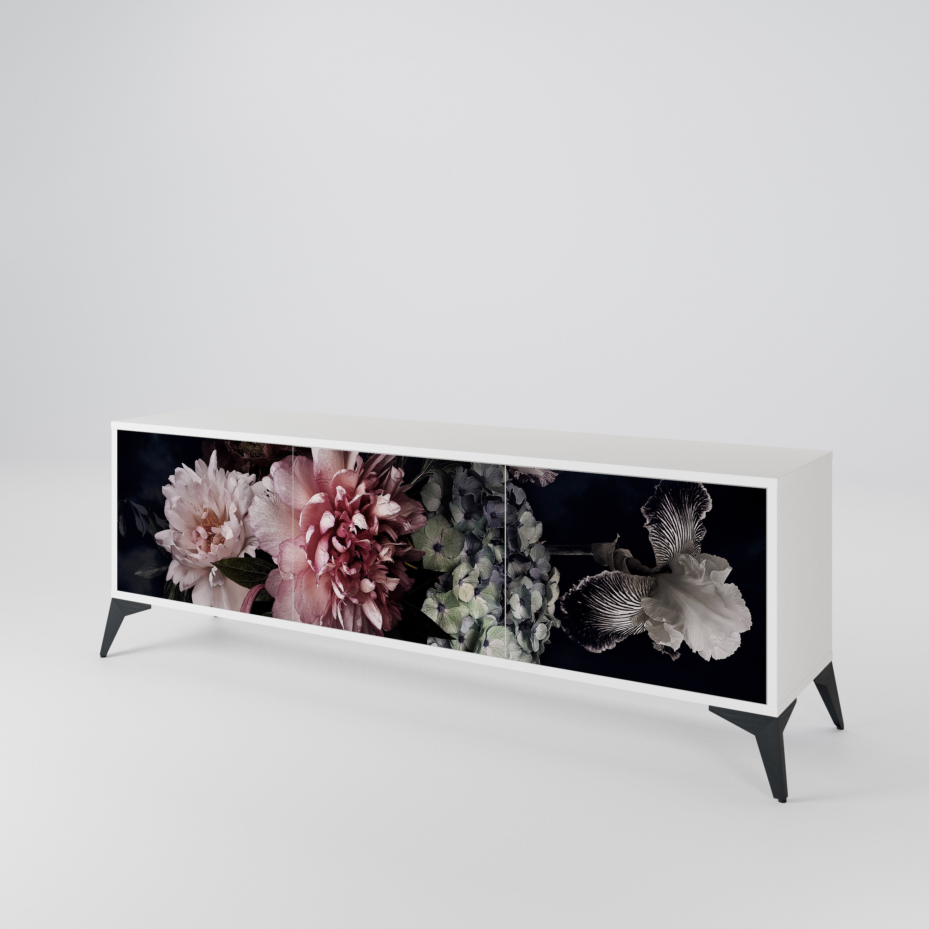 PURE BLOSSOM Móvel de TV de 3 Portas