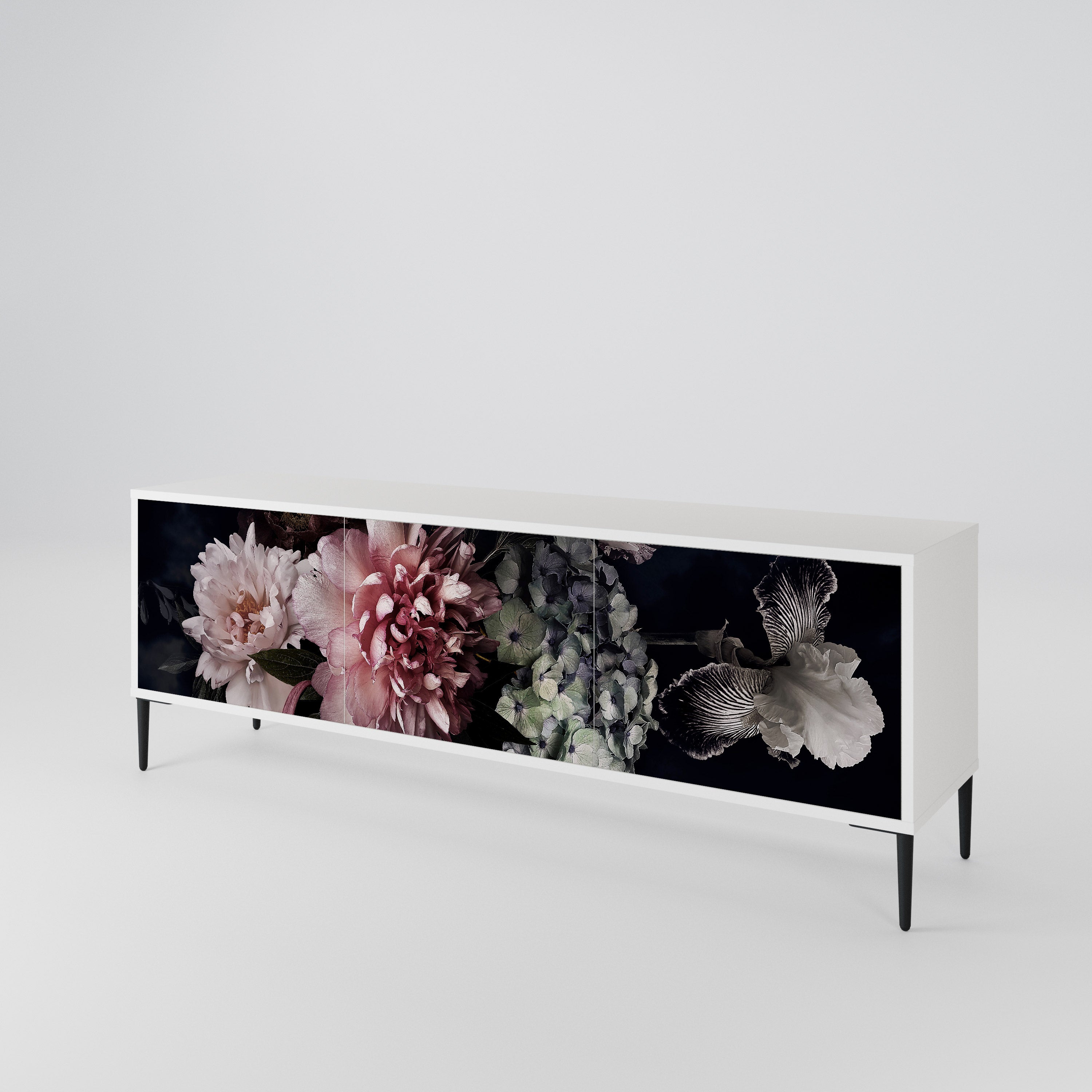 PURE BLOSSOM Móvel de TV de 3 Portas