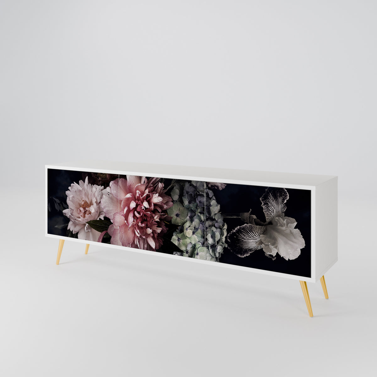 PURE BLOSSOM 3-Door TV Cabinet