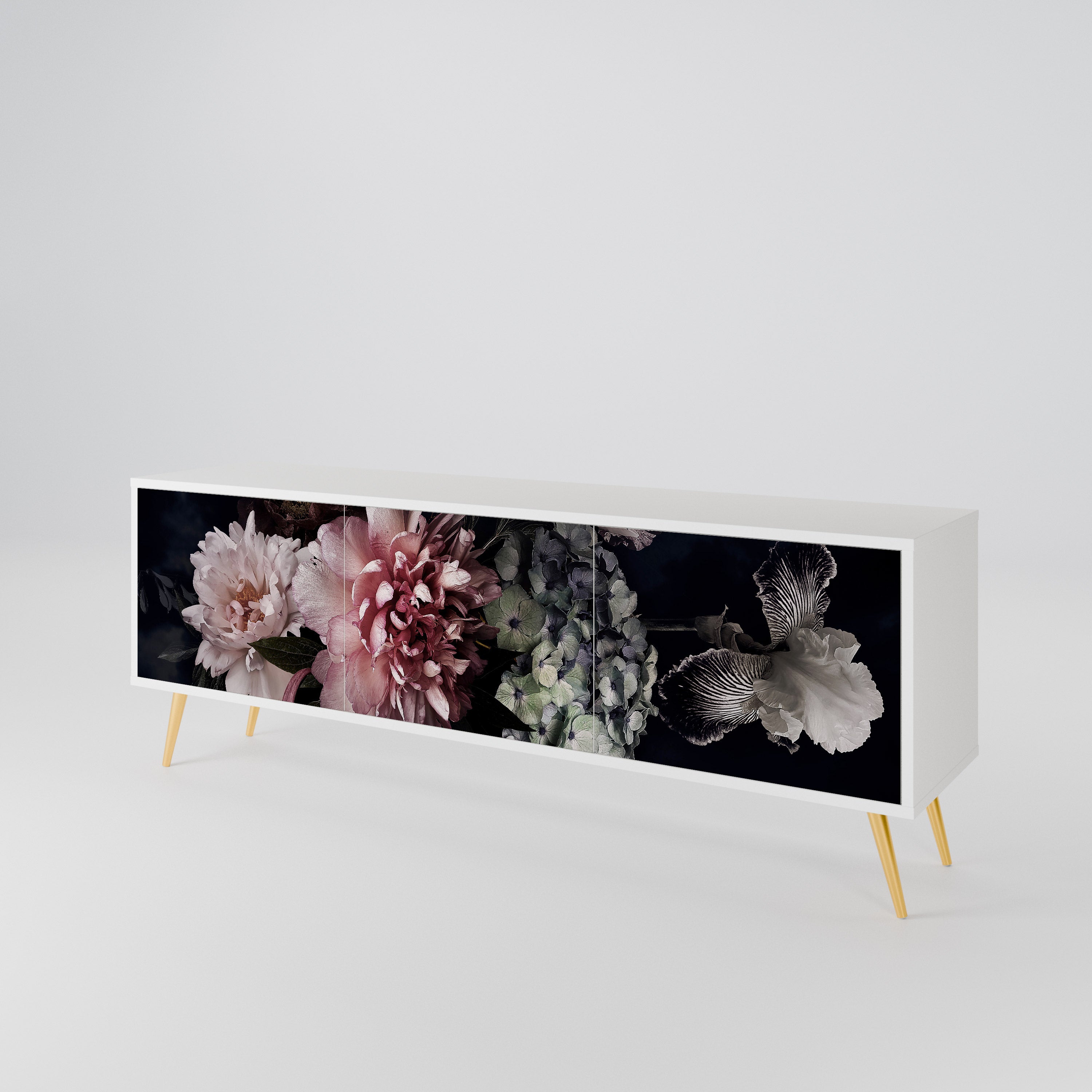 PURE BLOSSOM Móvel de TV de 3 Portas
