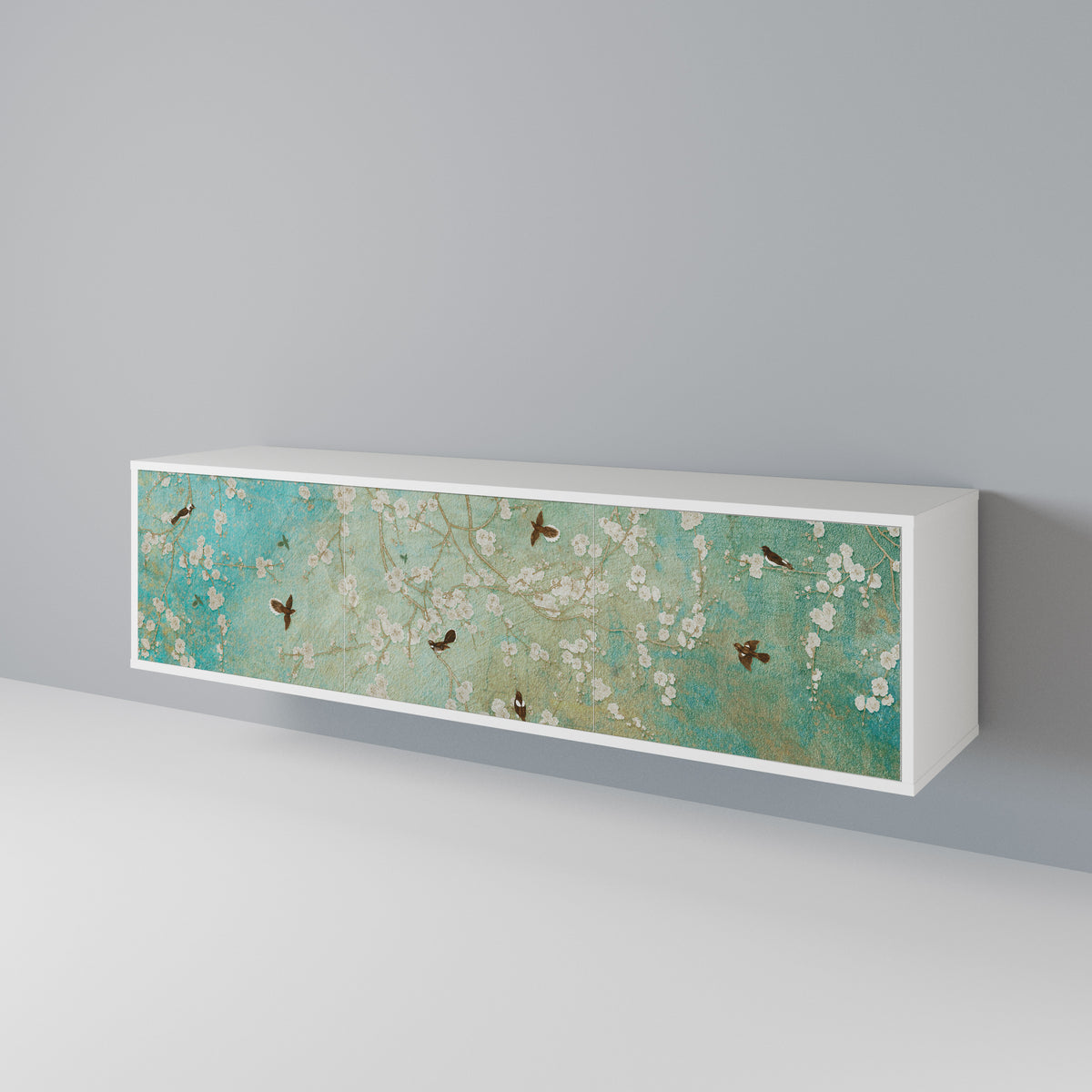 BLOOMING CHARM Móvel de TV de 3 Portas