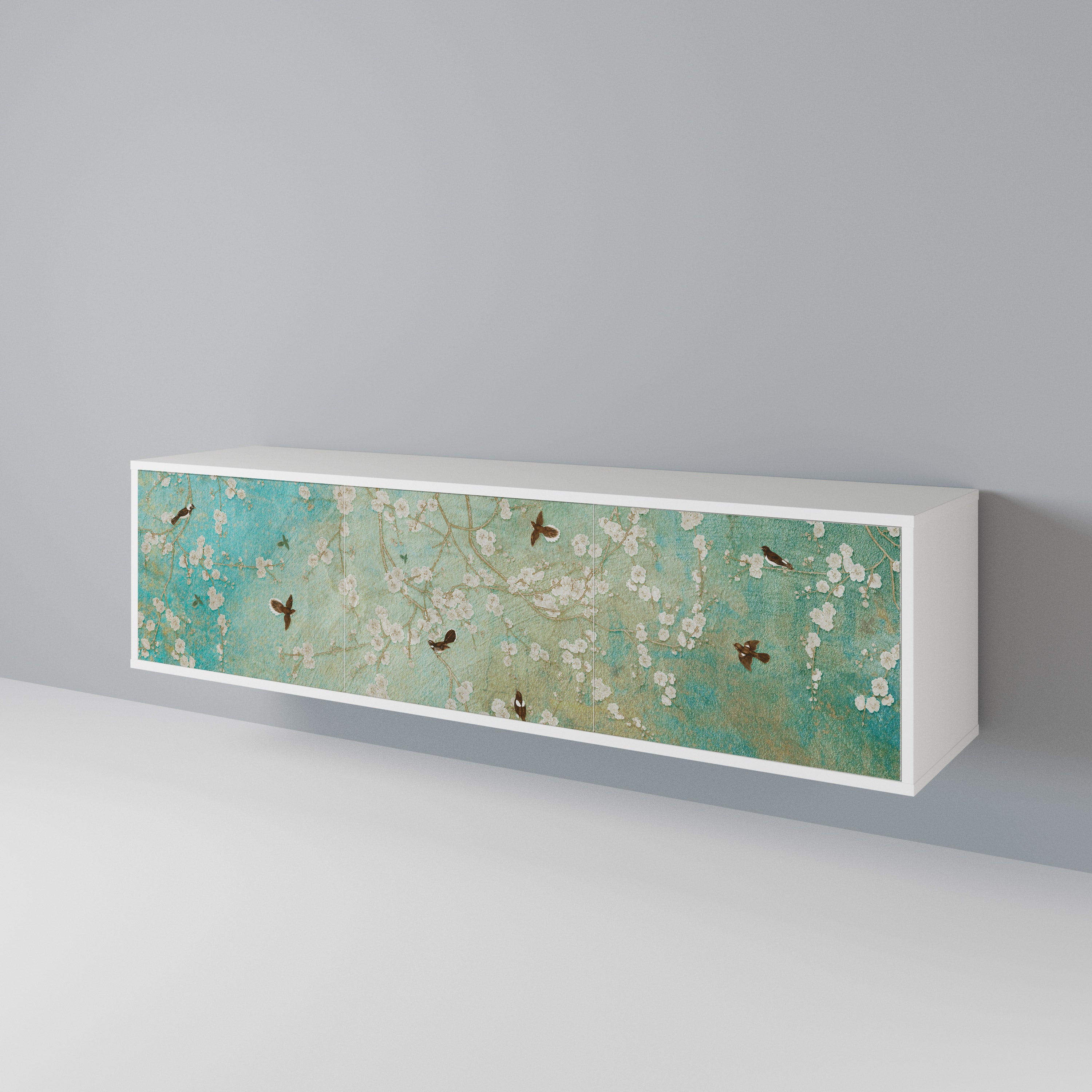 BLOOMING CHARM Móvel de TV de 3 Portas