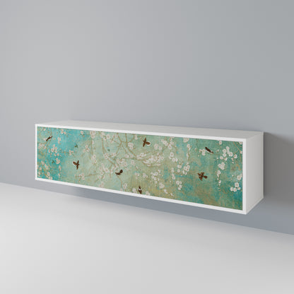 BLOOMING CHARM 3-Door TV Cabinet