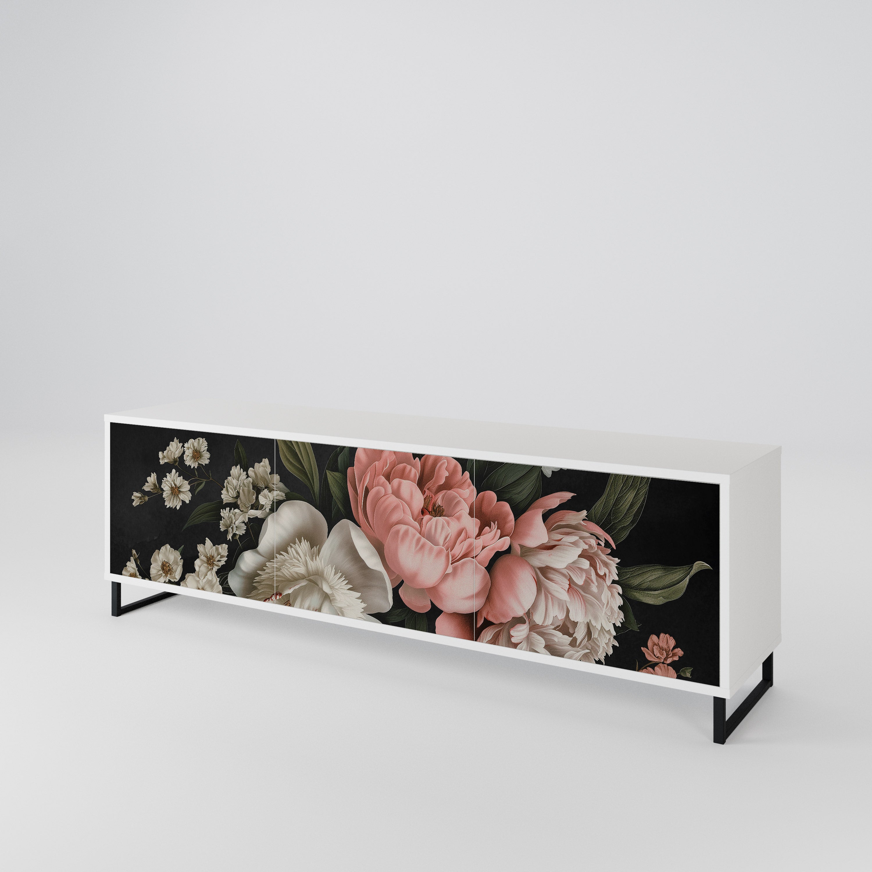 LUSH ELEGANCE Móvel de TV de 3 Portas