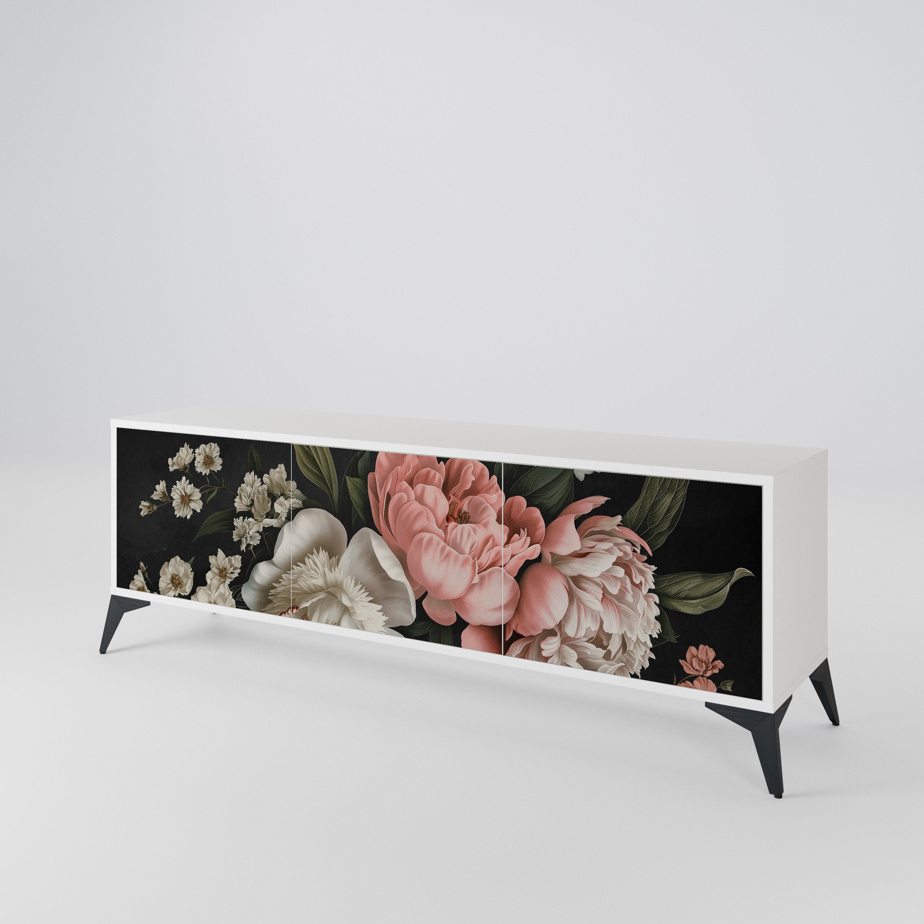 LUSH ELEGANCE Móvel de TV de 3 Portas
