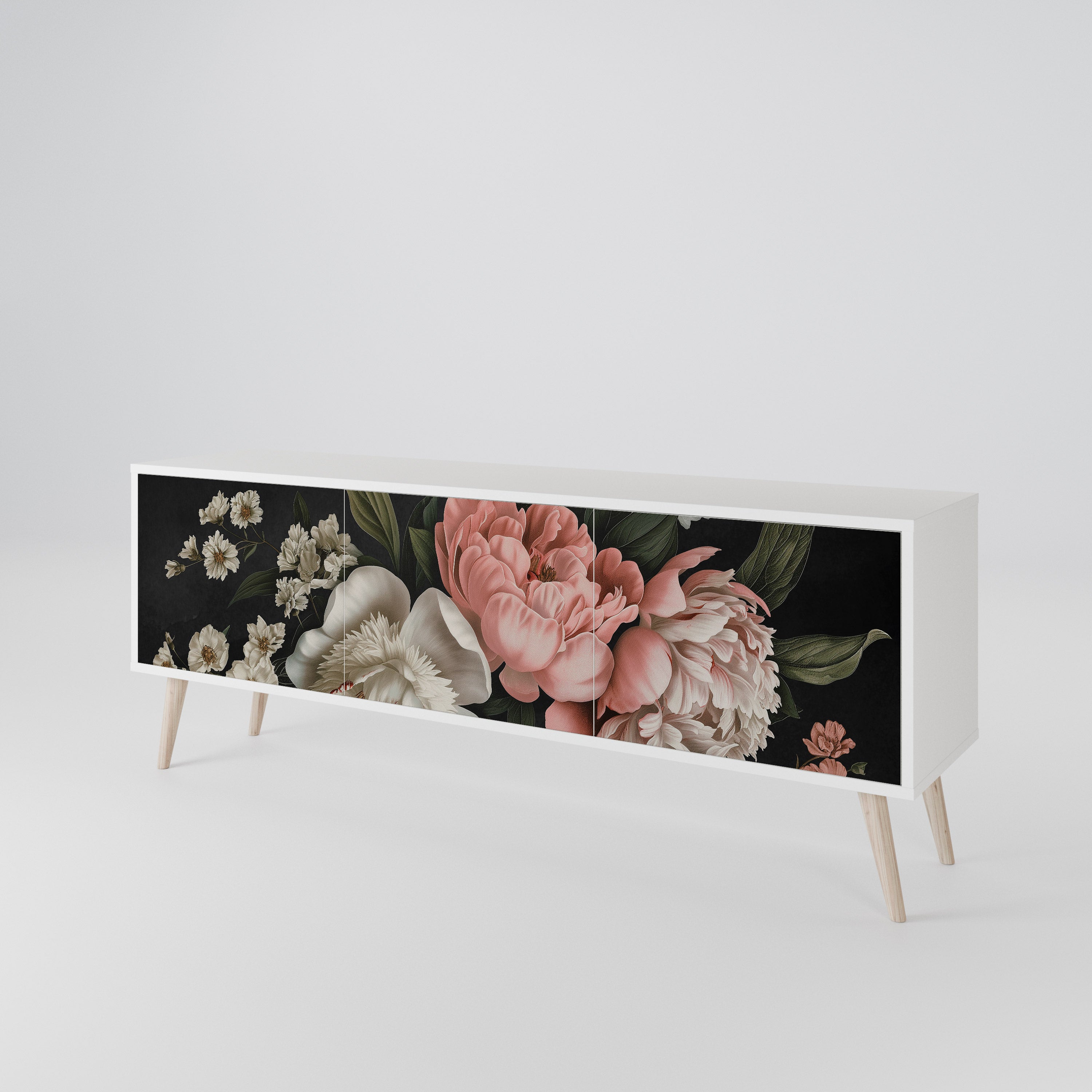 LUSH ELEGANCE Móvel de TV de 3 Portas