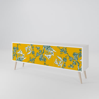 YELLOW CHINOISERIE Móvel de TV de 3 Portas