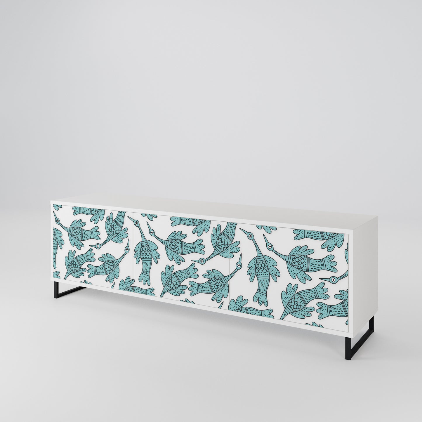 WATERSPOUT SONGIBIRD 3-Door TV Cabinet