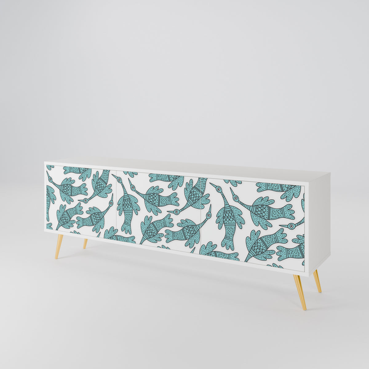 WATERSPOUT SONGIBIRD 3-Door TV Cabinet