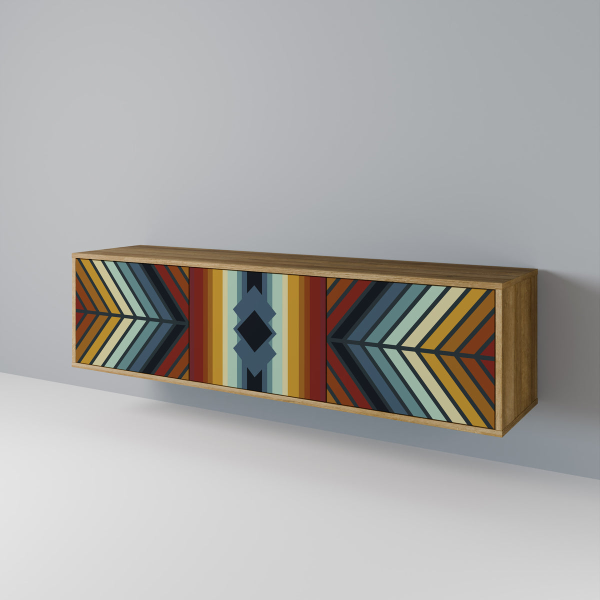 INDIGENOUS ZIGZAG Móvel de TV de 3 Portas