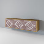 MARVEL MOSAIC Móvel de TV com 3 Portas em Efeito Carvalho