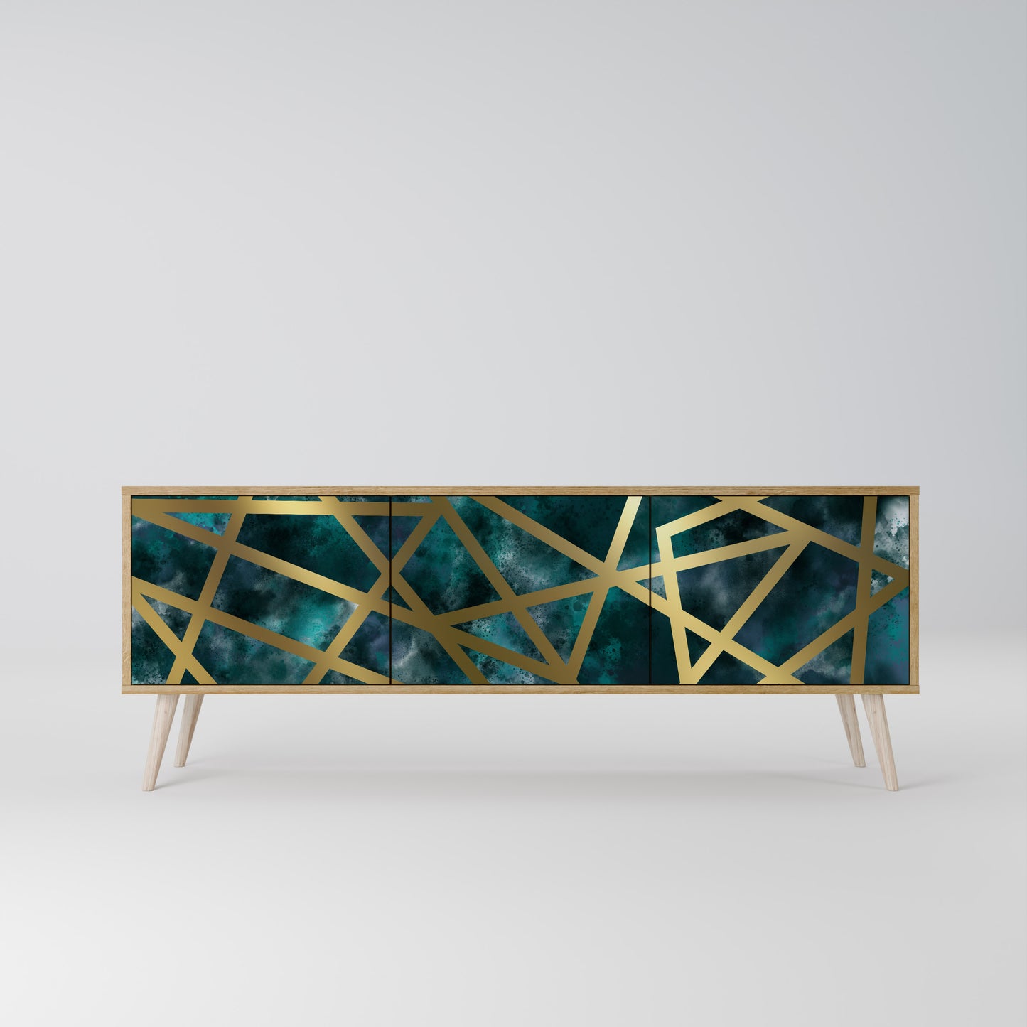THE LABYRINTH OF GOLD 3-Door TV Cabinet