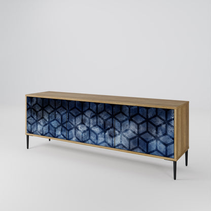 CUBIC MIST 3-Door TV Cabinet