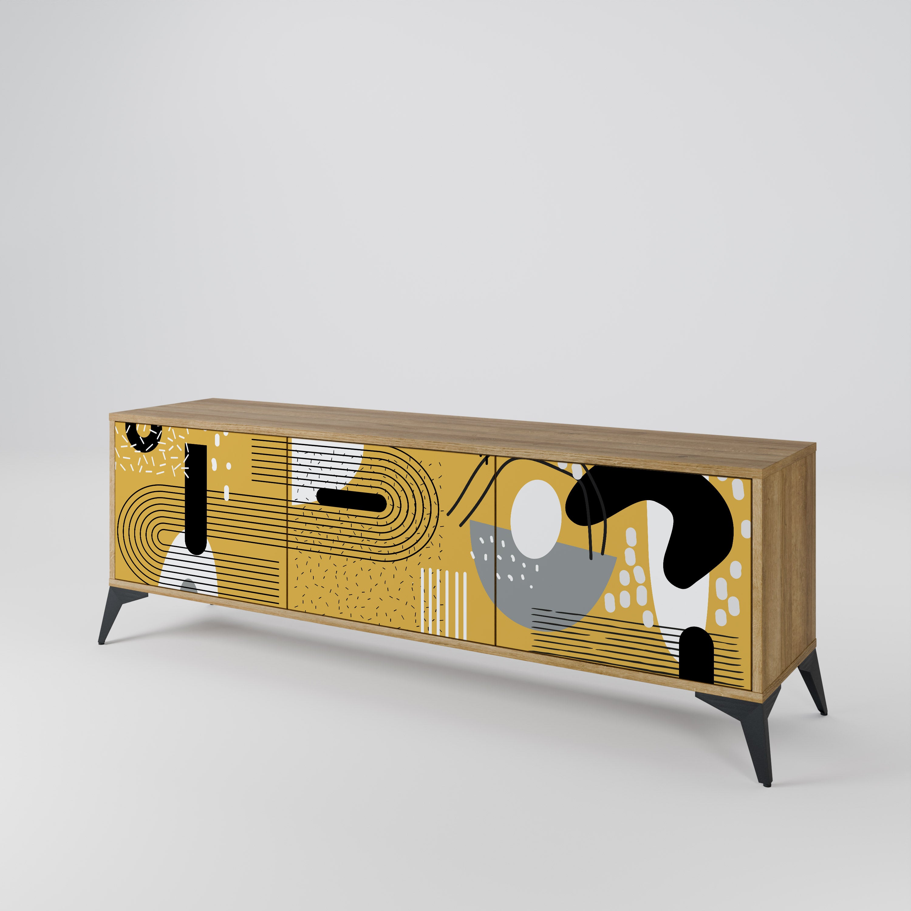 SHAPESHIFT SYMPHONY 3-Door TV Cabinet