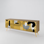 SHAPESHIFT SYMPHONY 3-Door TV Stand in Oak Effect