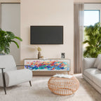 FINESSE MASH-UP Móvel de TV com 3 Portas em Efeito Carvalho