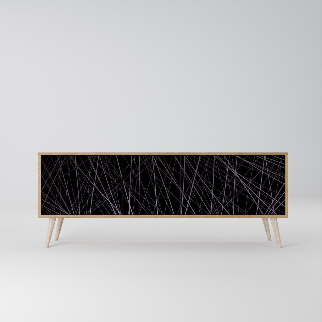 SHIMMER SPIDERGRAM Móvel de TV com 3 Portas em Efeito Carvalho