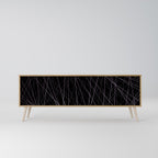 SHIMMER SPIDERGRAM Móvel de TV com 3 Portas em Efeito Carvalho