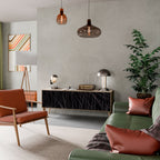 SHIMMER SPIDERGRAM Móvel de TV com 3 Portas em Efeito Carvalho