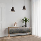 TESSELATED GRAYISH Móvel de TV com 3 Portas em Efeito Carvalho