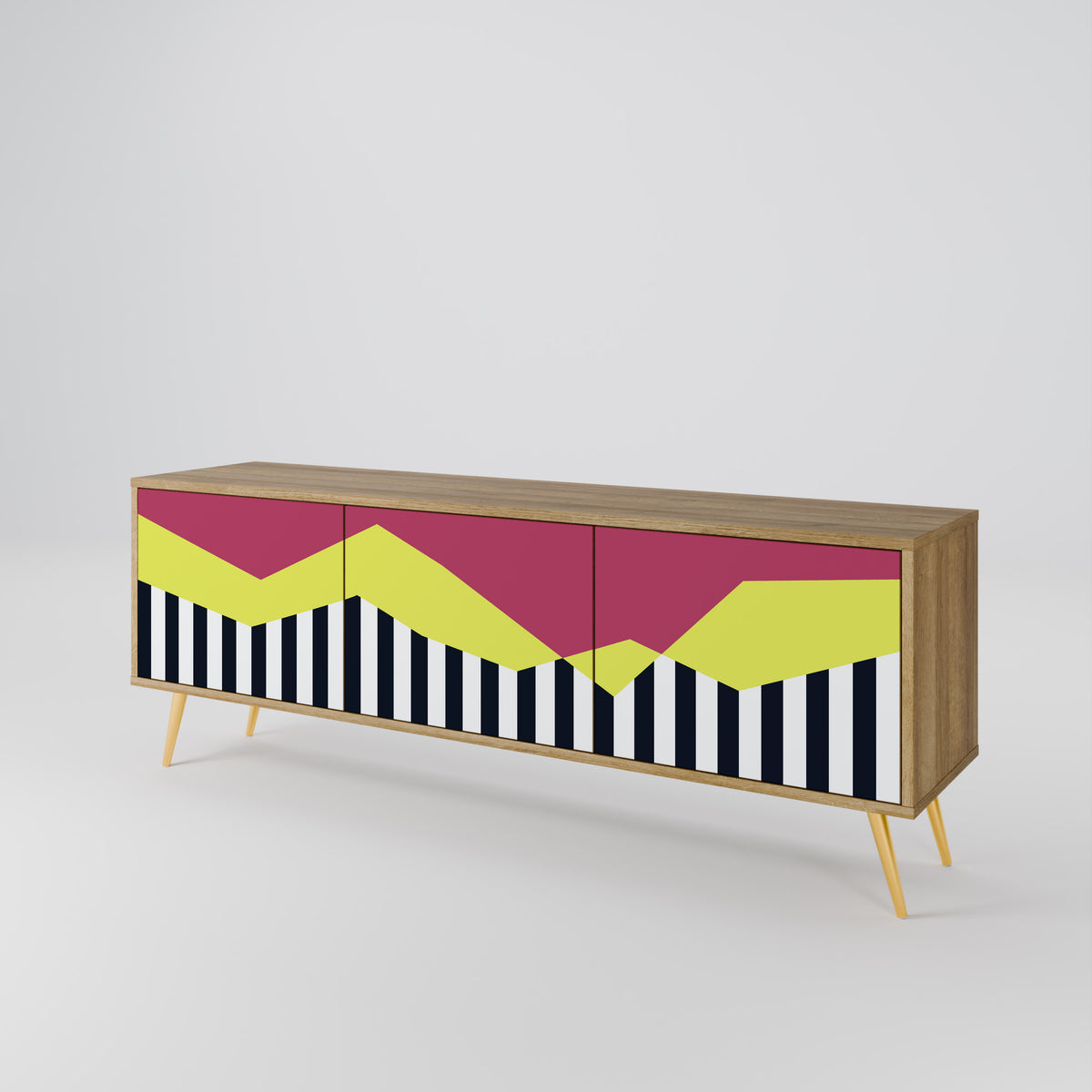 PIANO FANTASY Móvel de TV de 3 Portas