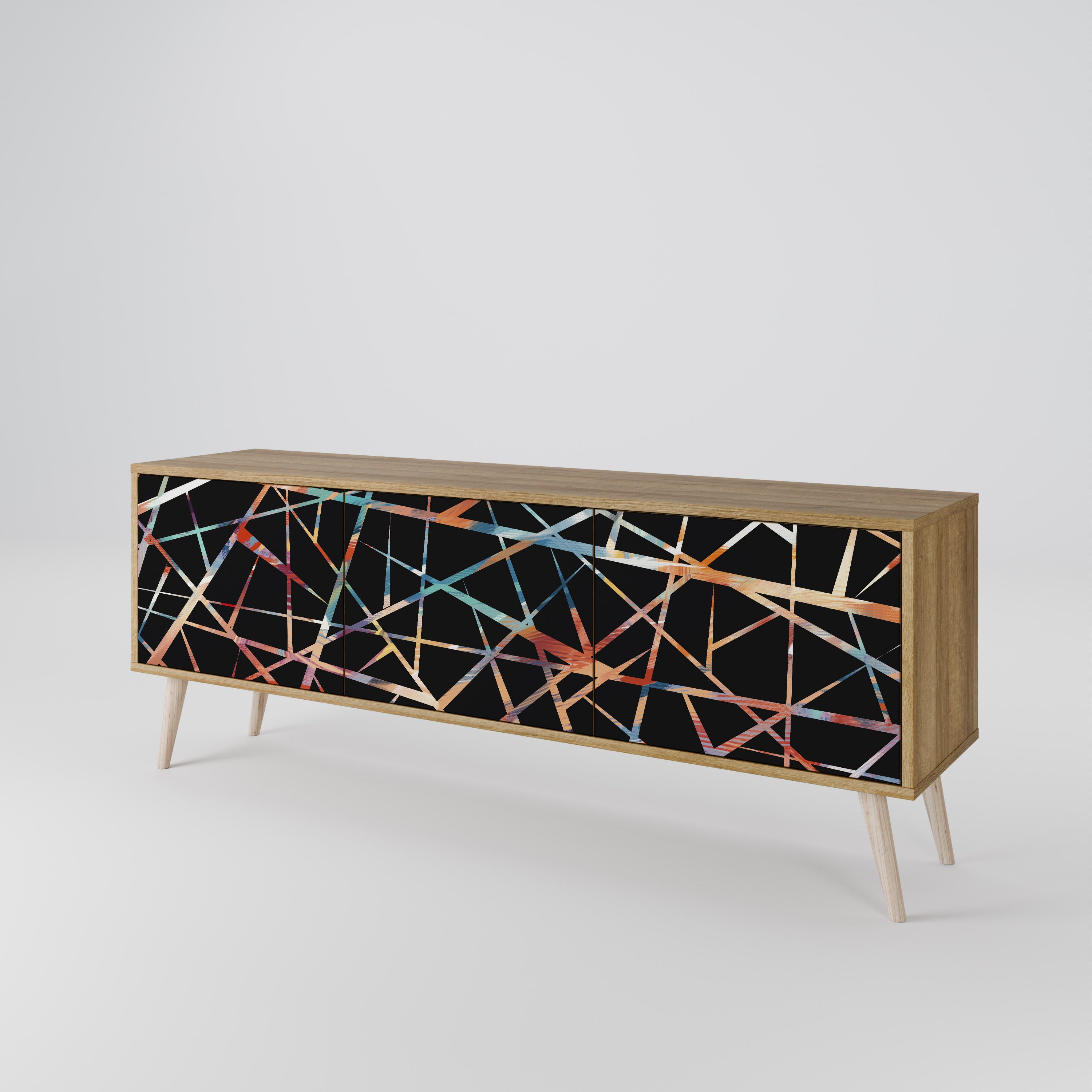 POLYGON VERVE 3-Door TV Cabinet