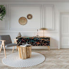 POLYGON VERVE Móvel de TV com 3 Portas em Efeito Carvalho