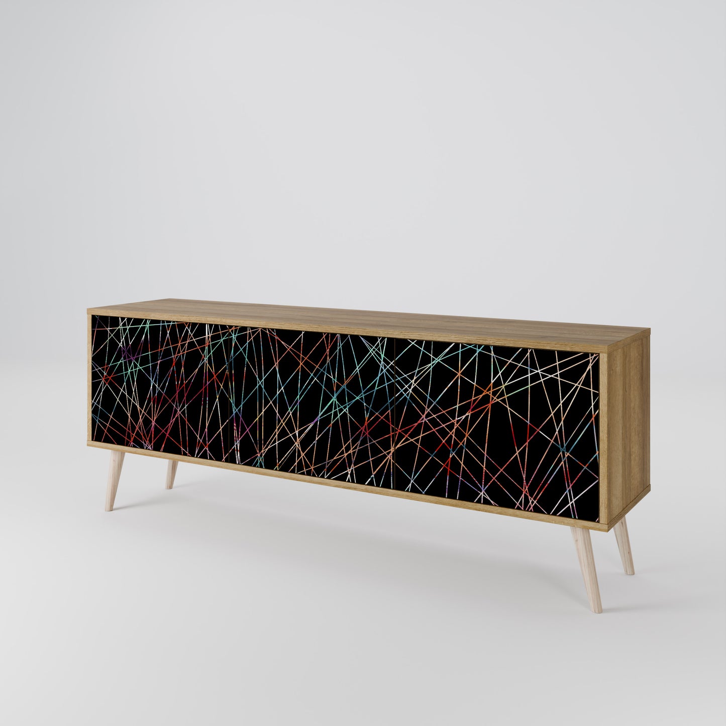 LUMINOUS SNARE Móvel de TV de 3 Portas