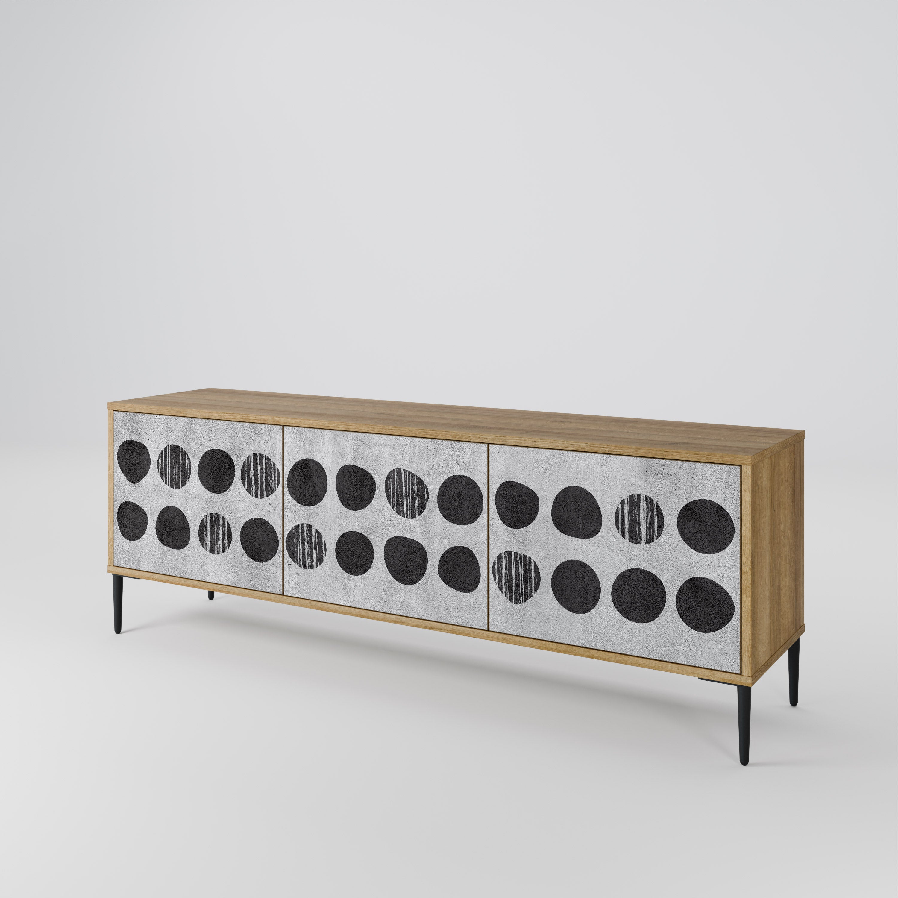 GHOSTLY GRADIENTS 3-Door TV Cabinet