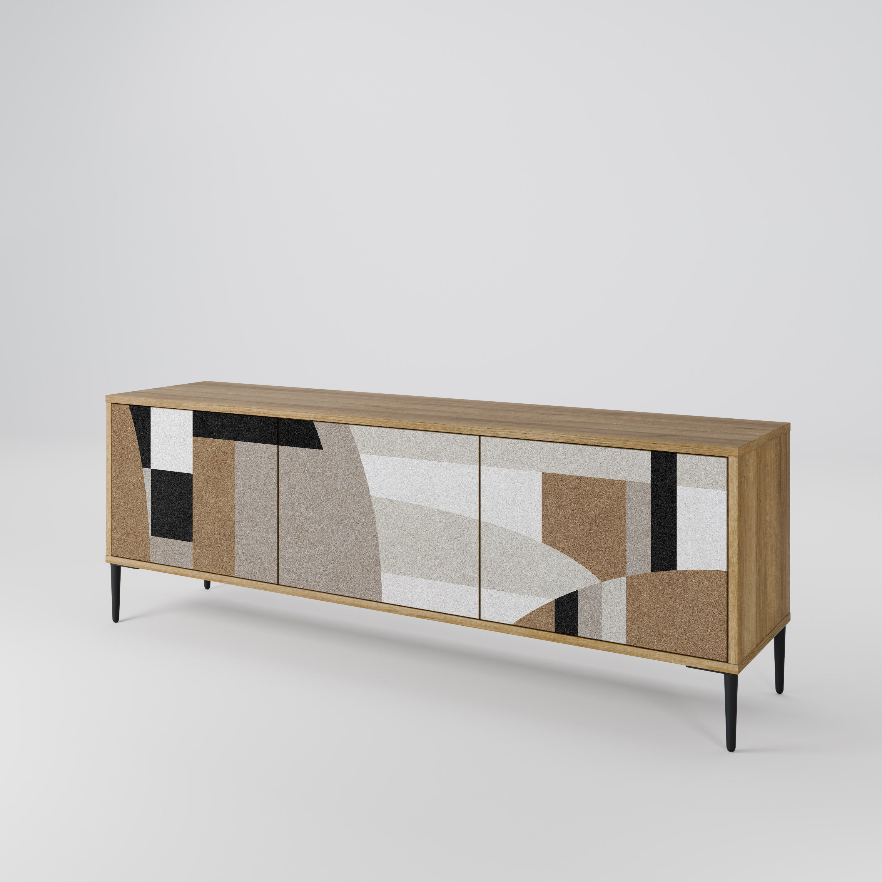 DELICATE MEMENTO 3-Door TV Cabinet